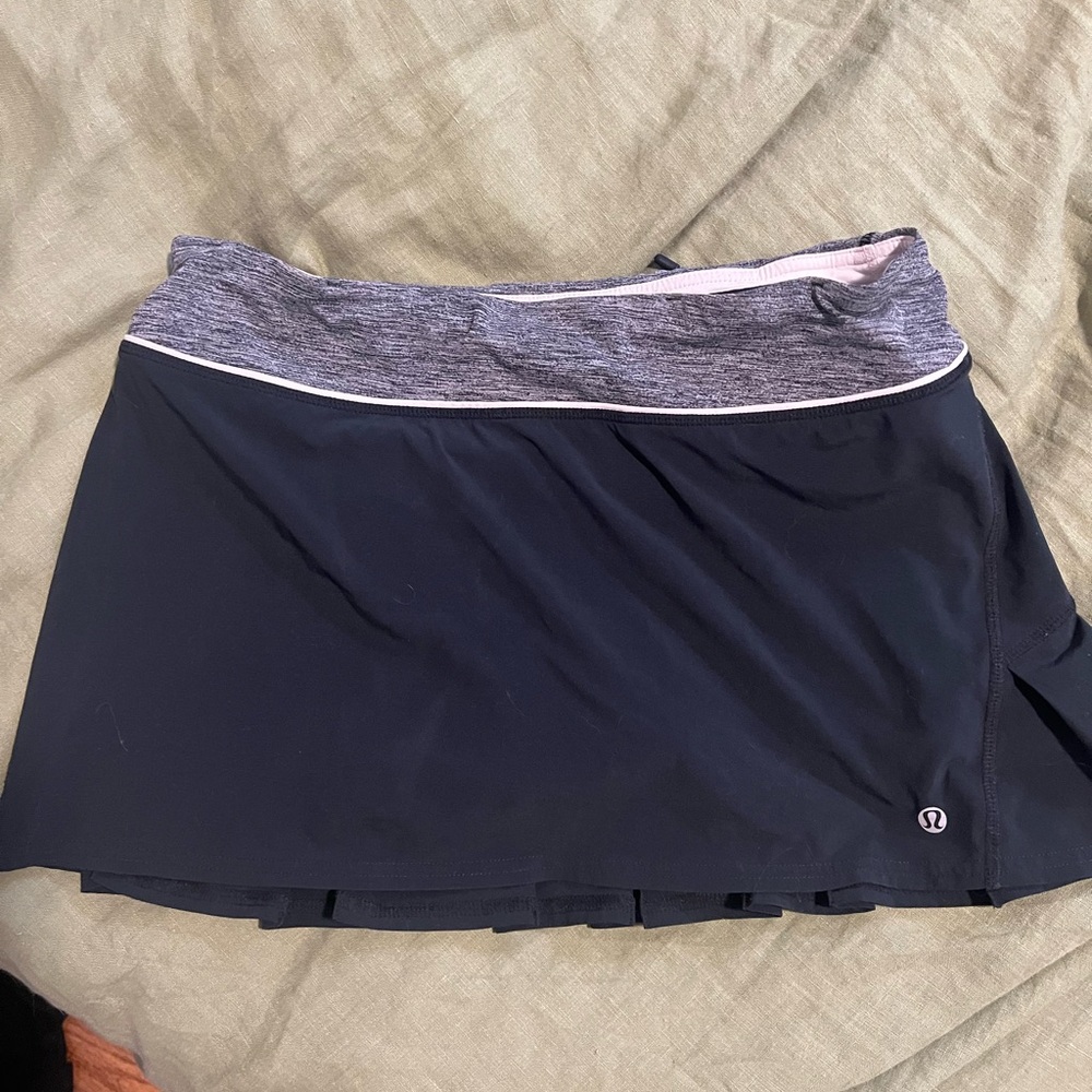 Lululemon Black and White Athletic Skirt